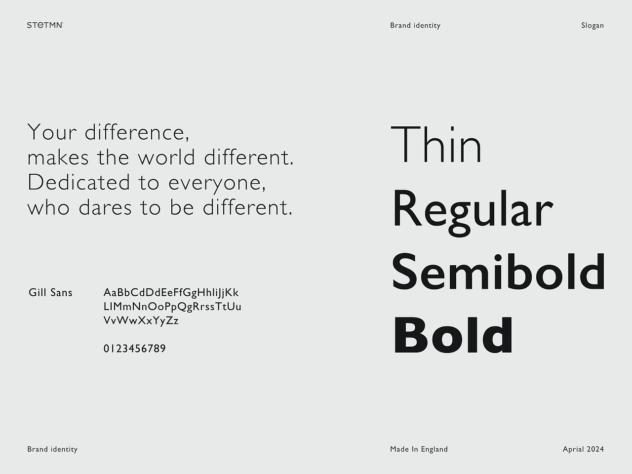 不被定义的你 —— STETMN香氛·品牌设计