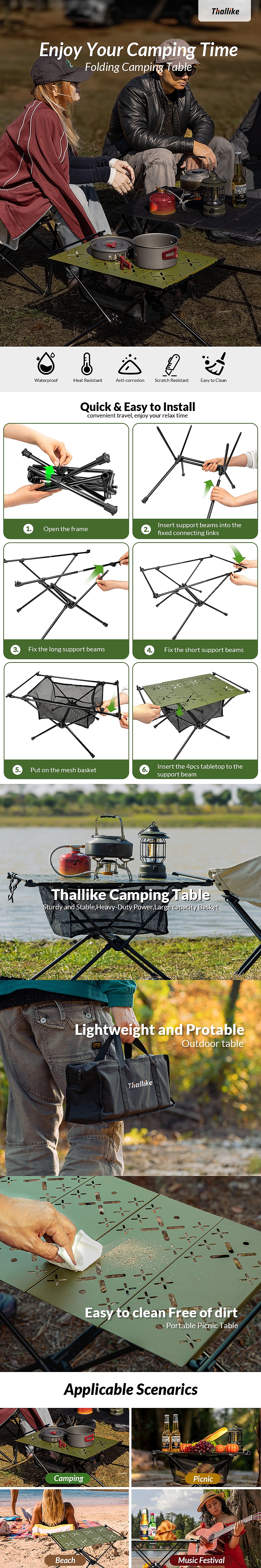 战术折叠桌 主图 A+