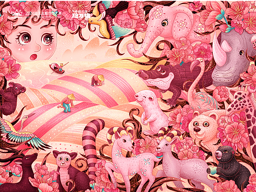 《桃花源记》🌸｜第三届绘王主题创作大赛