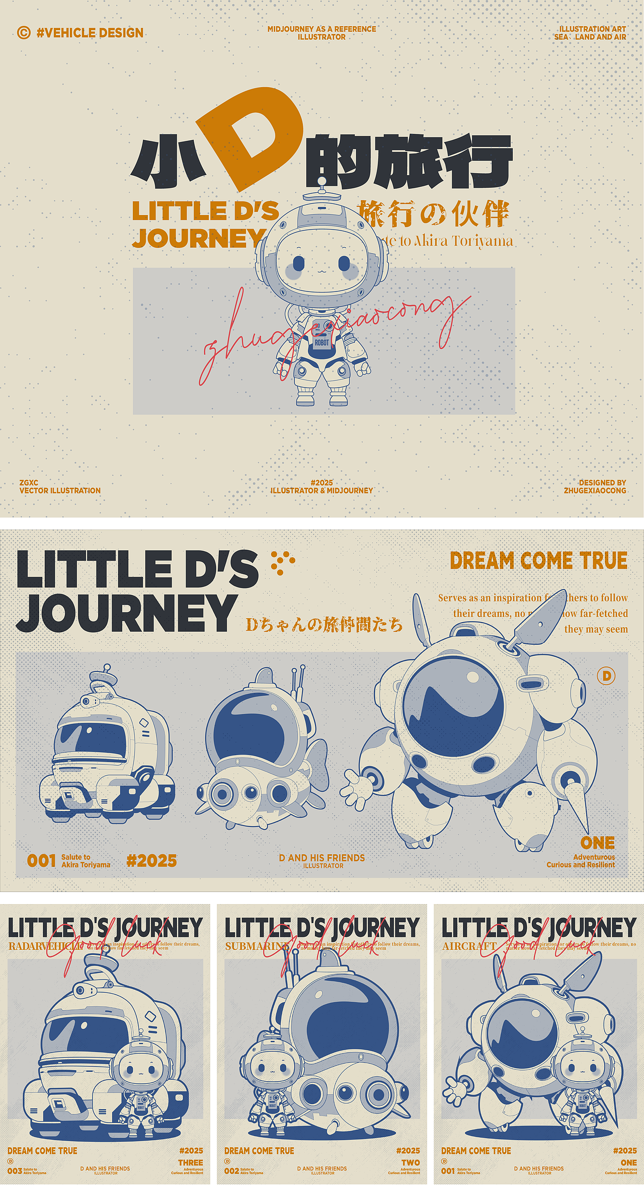 与AIGC结合的载具设计-小D的旅行