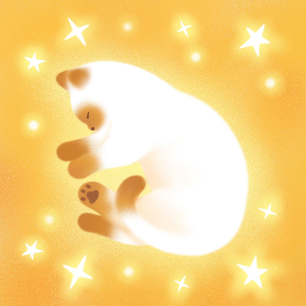 棉花糖猫咪（图ZMzg0NDg2NDQ4） - 商业插画 - 站酷设计师紫星I星紫原创素材 - 站酷ZCOOL