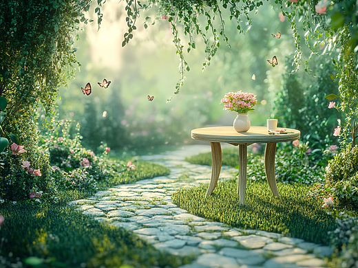 治愈系绿色风景