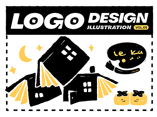 LOGO｜创意趣味板绘LOGO