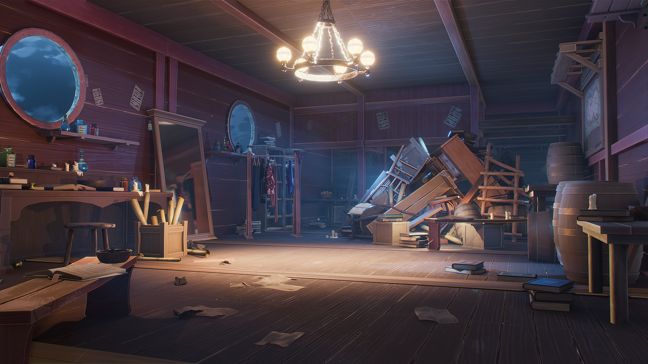 UE5/Blender场景概念渲染图