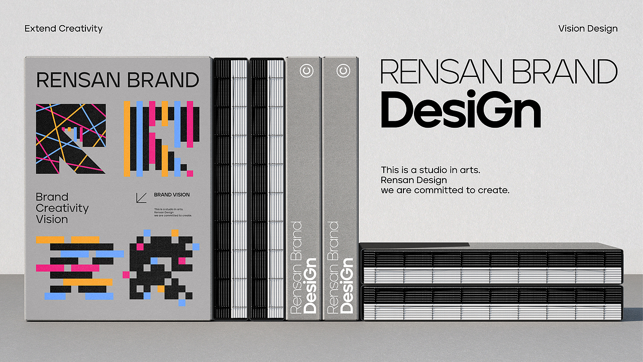 RENSAN工作室品牌全案|LOGO/VI/包装/品牌