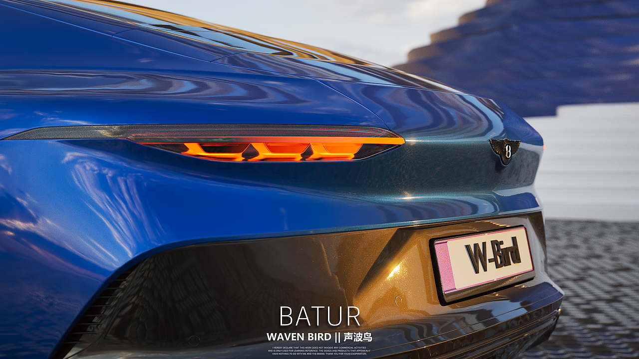 宾利 BATUR FULL CGI 动态片段制作