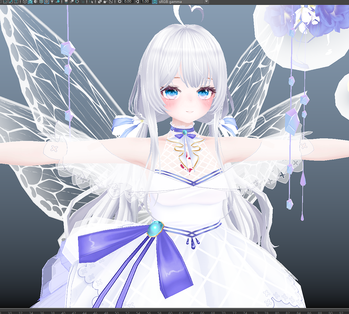 模型制作-崩坏学园2泡泡枪尤格索托斯+花嫁杏