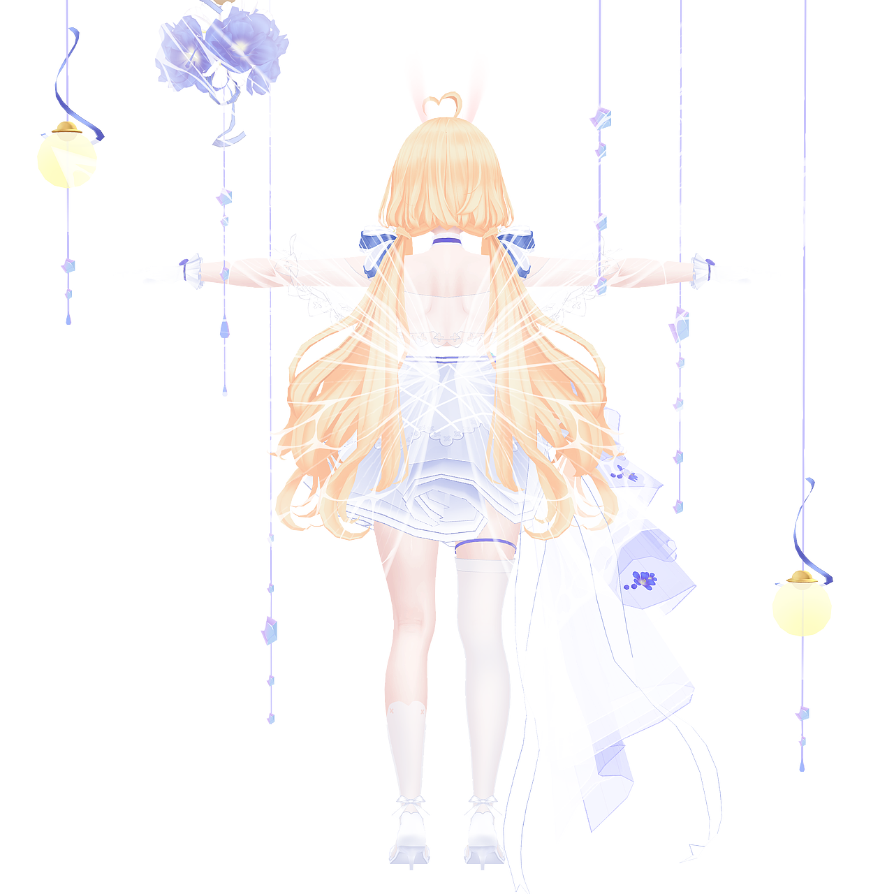 模型制作-崩坏学园2泡泡枪尤格索托斯+花嫁杏