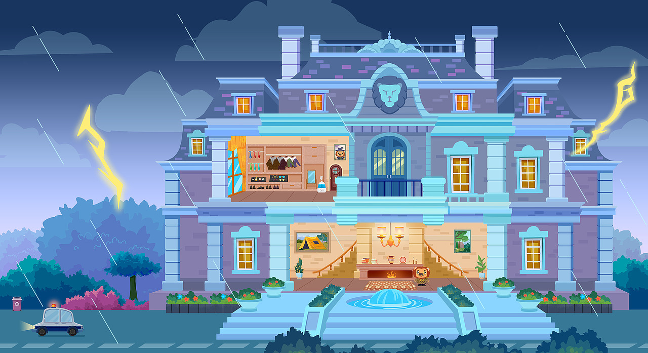 儿童科普类的场景插画系列（图ZMzg0NTEwODYw） - 商业插画 - 站酷设计师SOSOjx原创素材 - 站酷ZCOOL