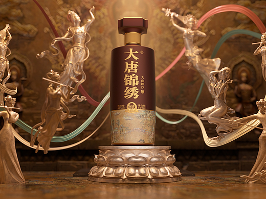 白酒动画|唐风文化与现代白酒的交融