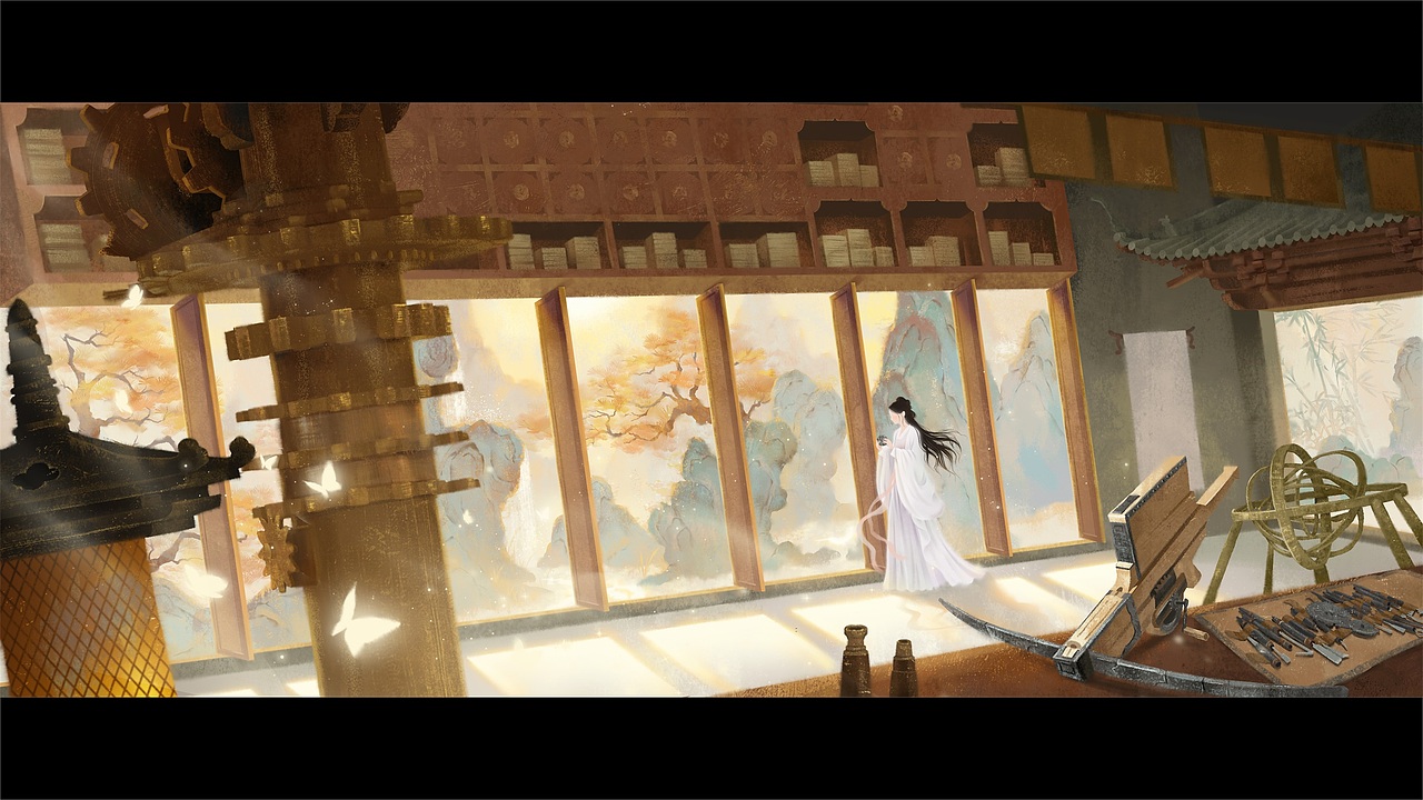 《相思令》片头插图（图ZMzg0NTE4NzQ4） - 商业插画 - 站酷设计师才仙插画原创素材 - 站酷ZCOOL