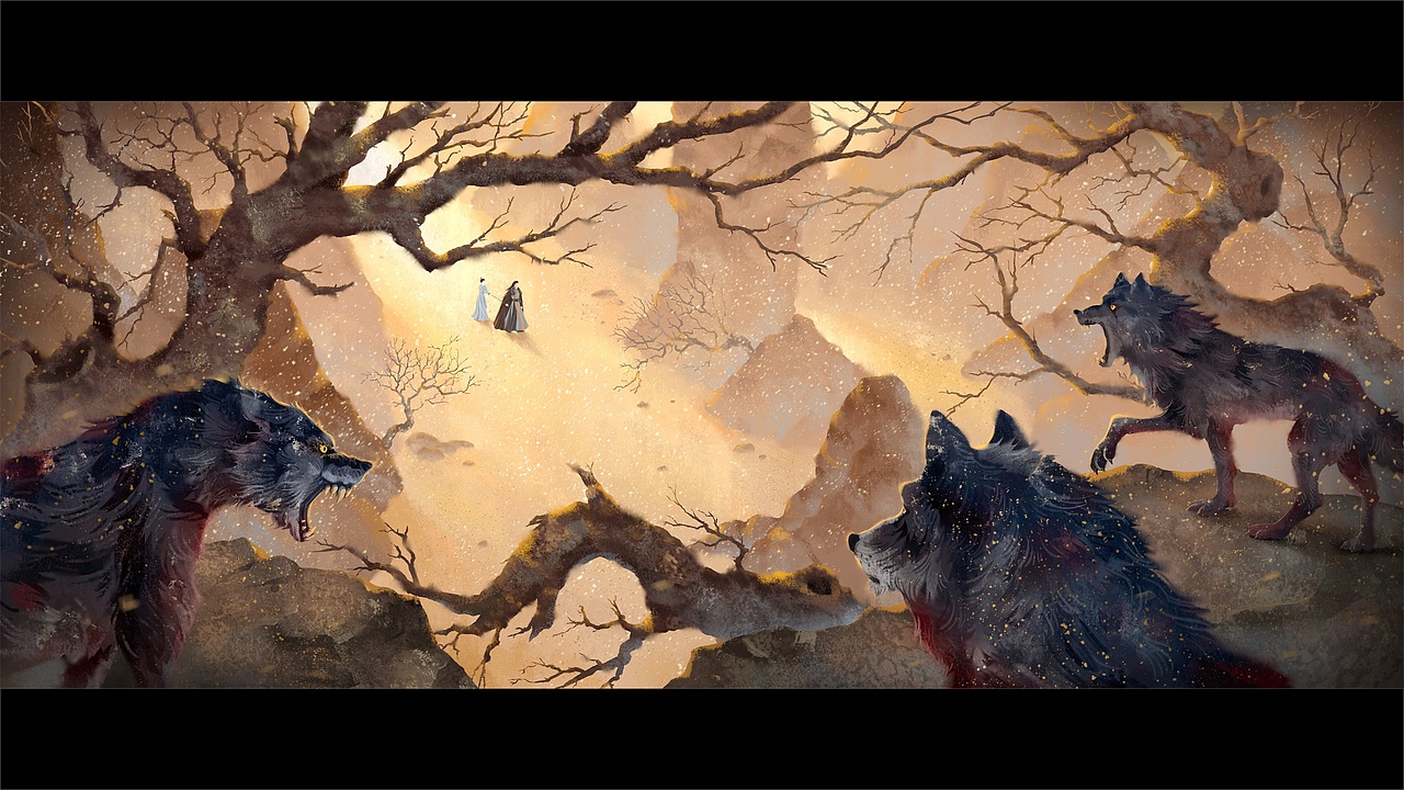 《相思令》片头插图（图ZMzg0NTE4NzUy） - 商业插画 - 站酷设计师才仙插画原创素材 - 站酷ZCOOL