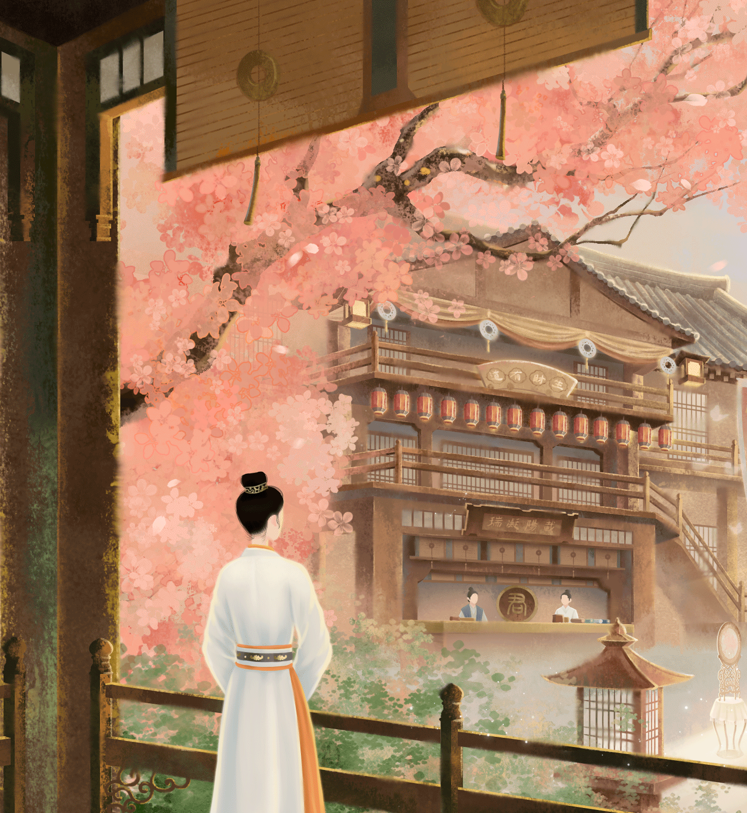 《相思令》片头插图（图ZMzg0NTE4OTE2） - 商业插画 - 站酷设计师才仙插画原创素材 - 站酷ZCOOL
