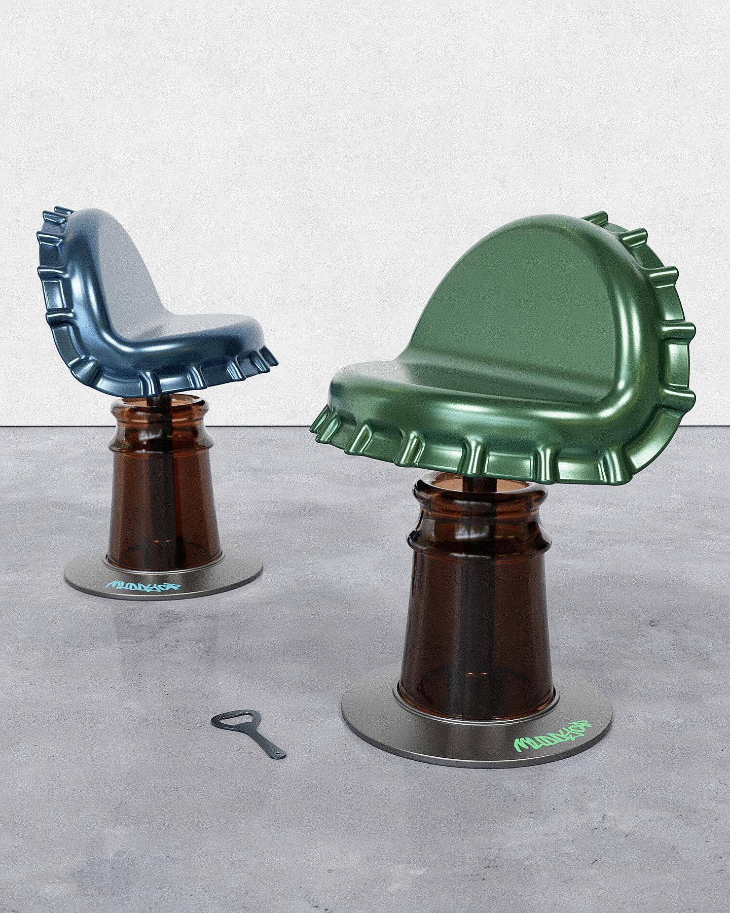 万物皆可坐-脑洞大开的韩国椅子设计师muddycap作品|365天的好设计NO.20