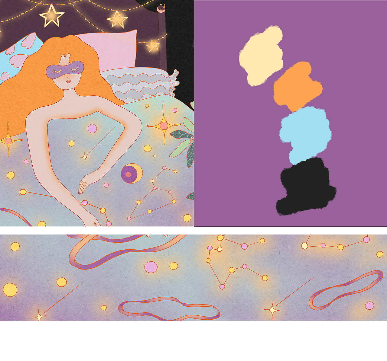 原创插画｜A Little Escape 小小逃离（图ZMzg0NTMwOTY0） - 商业插画 - 站酷设计师晓涵Leahhan原创素材 - 站酷ZCOOL