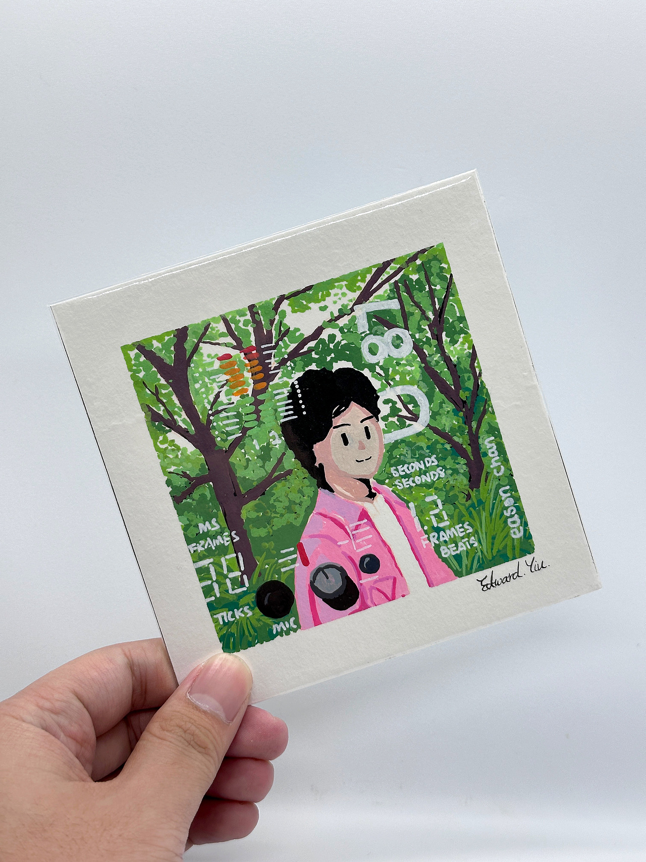 陈奕迅Eason专辑手绘小卡（图ZMzg0NTM3NzA0） - 艺术插画 - 站酷设计师Edward_黑豆原创素材 - 站酷ZCOOL