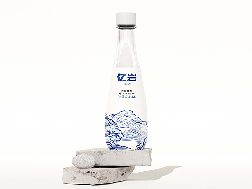 亿岩天然矿泉水|水包装设计
