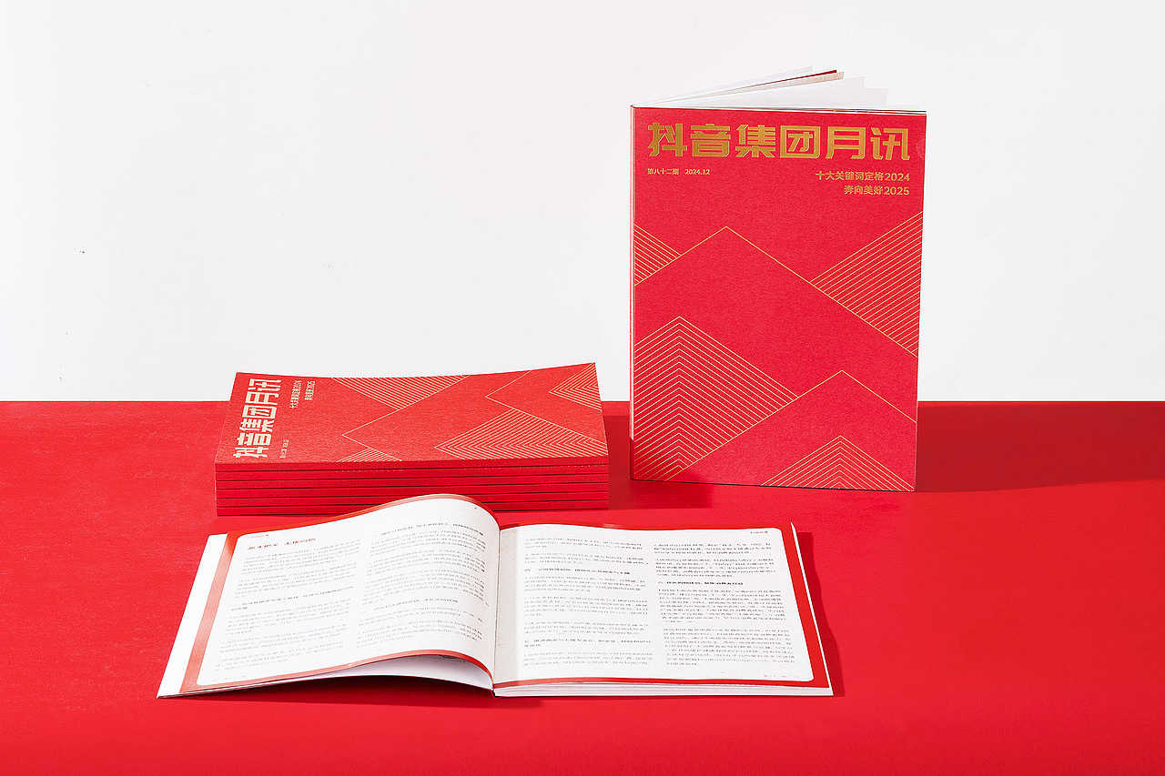2025抖音跨年特别刊画册设计