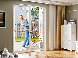 亚马逊美式玻璃狗门安装演示动画