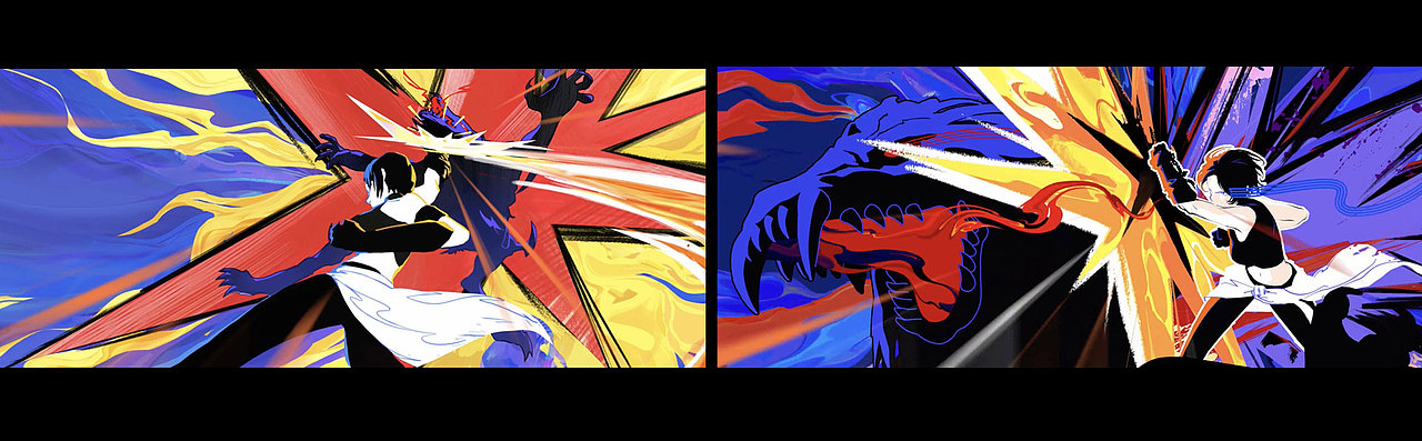 DNF手游|女蓝拳酷炫街头打斗游戏CG