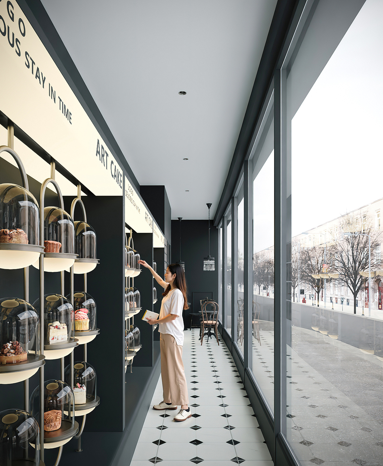 理想中的烘培店设计|面包脑袋集合