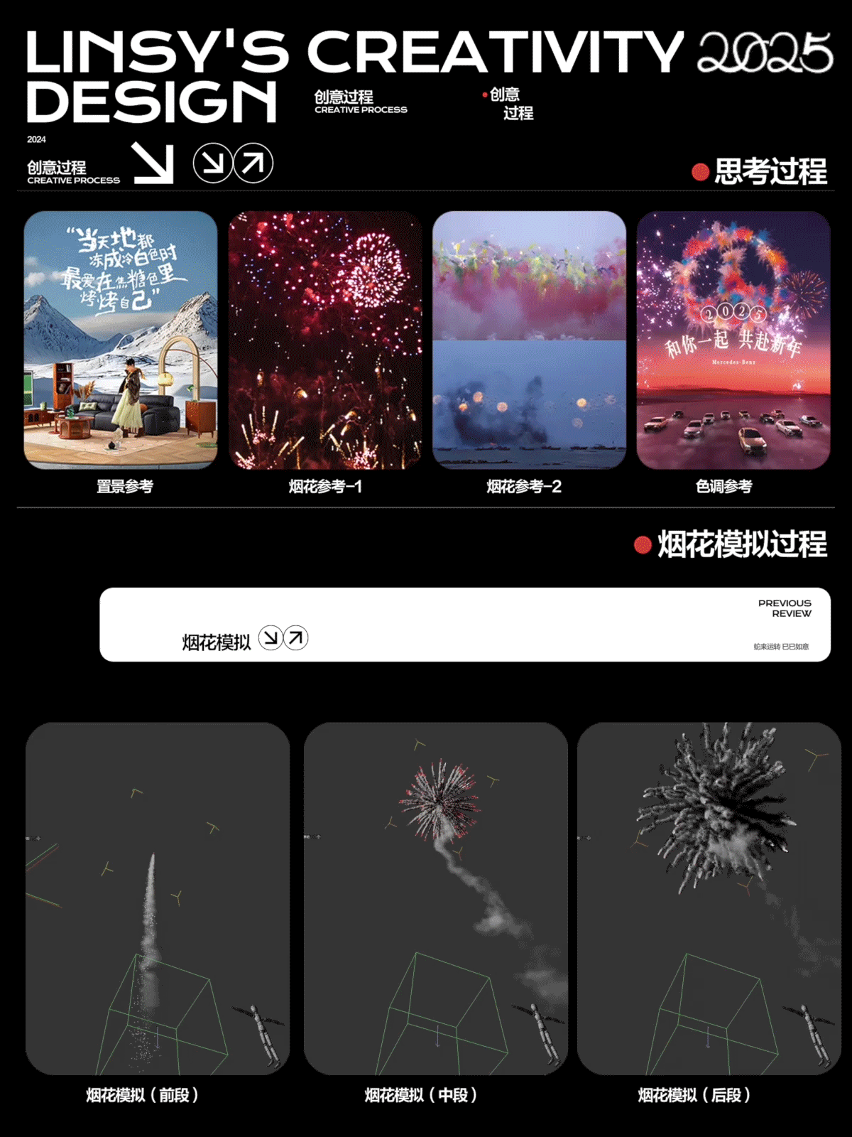 林氏家居|2025蛇年「春节不打烊」烟花创意动态KV