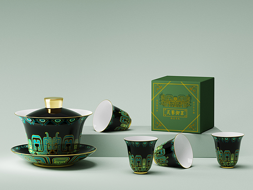 灵餮·御茗文创陶瓷茶礼设计