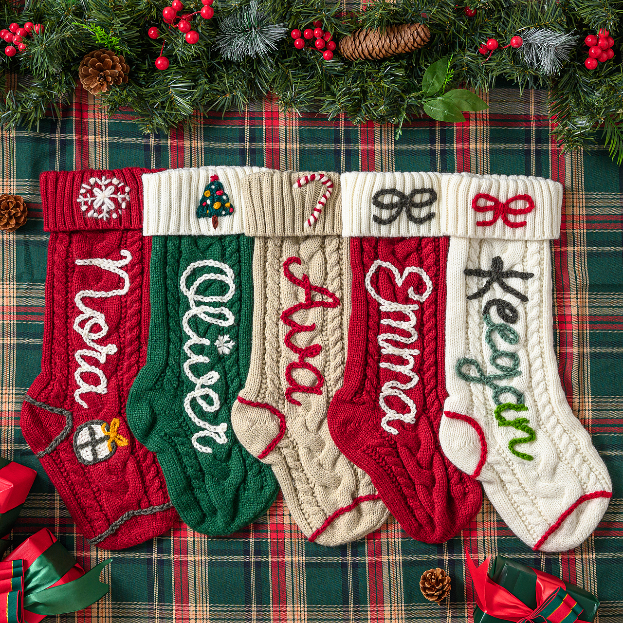 平面摄影|服饰类—定制圣诞节主题袜子2