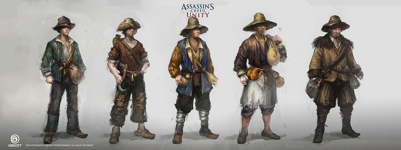 刺客信条-大革命-NPC