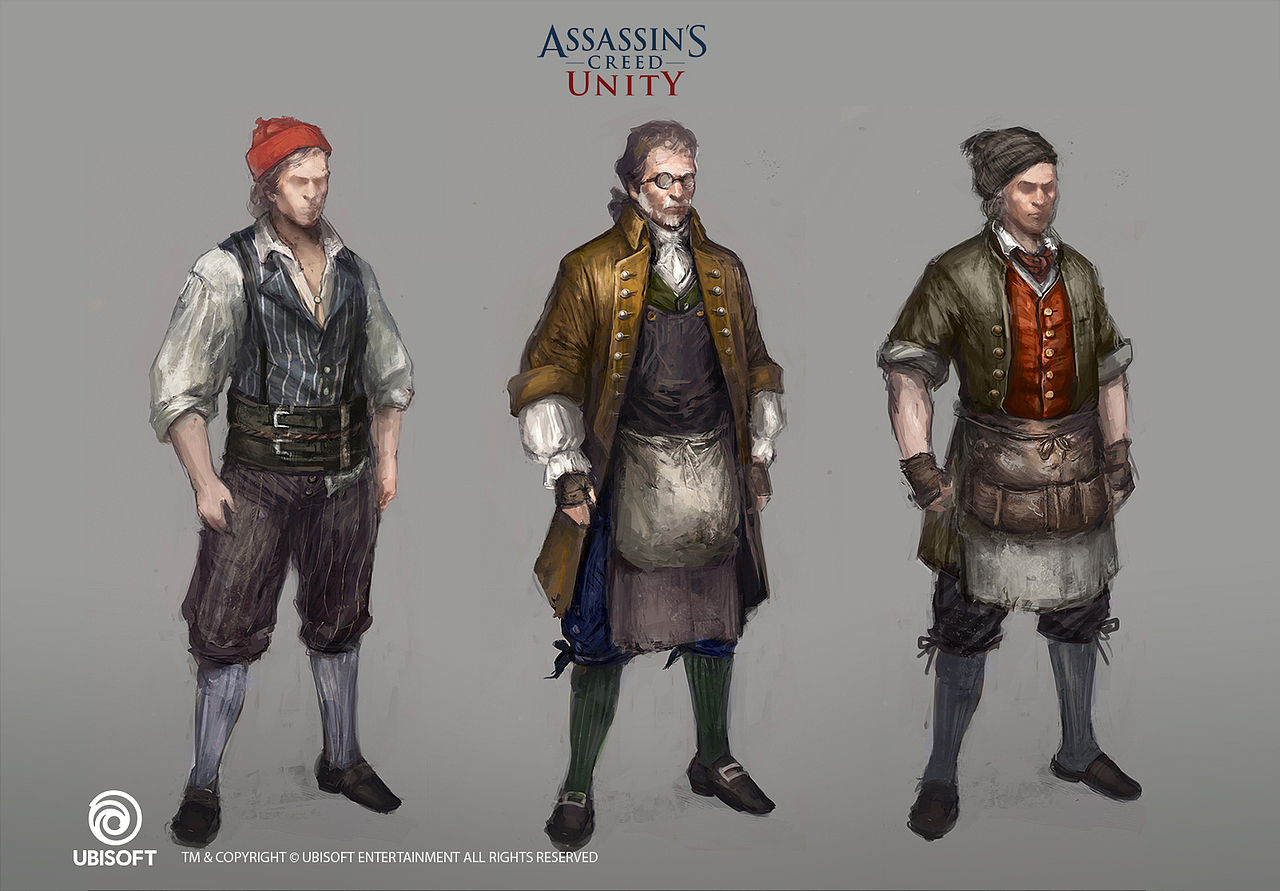 刺客信条-大革命-NPC