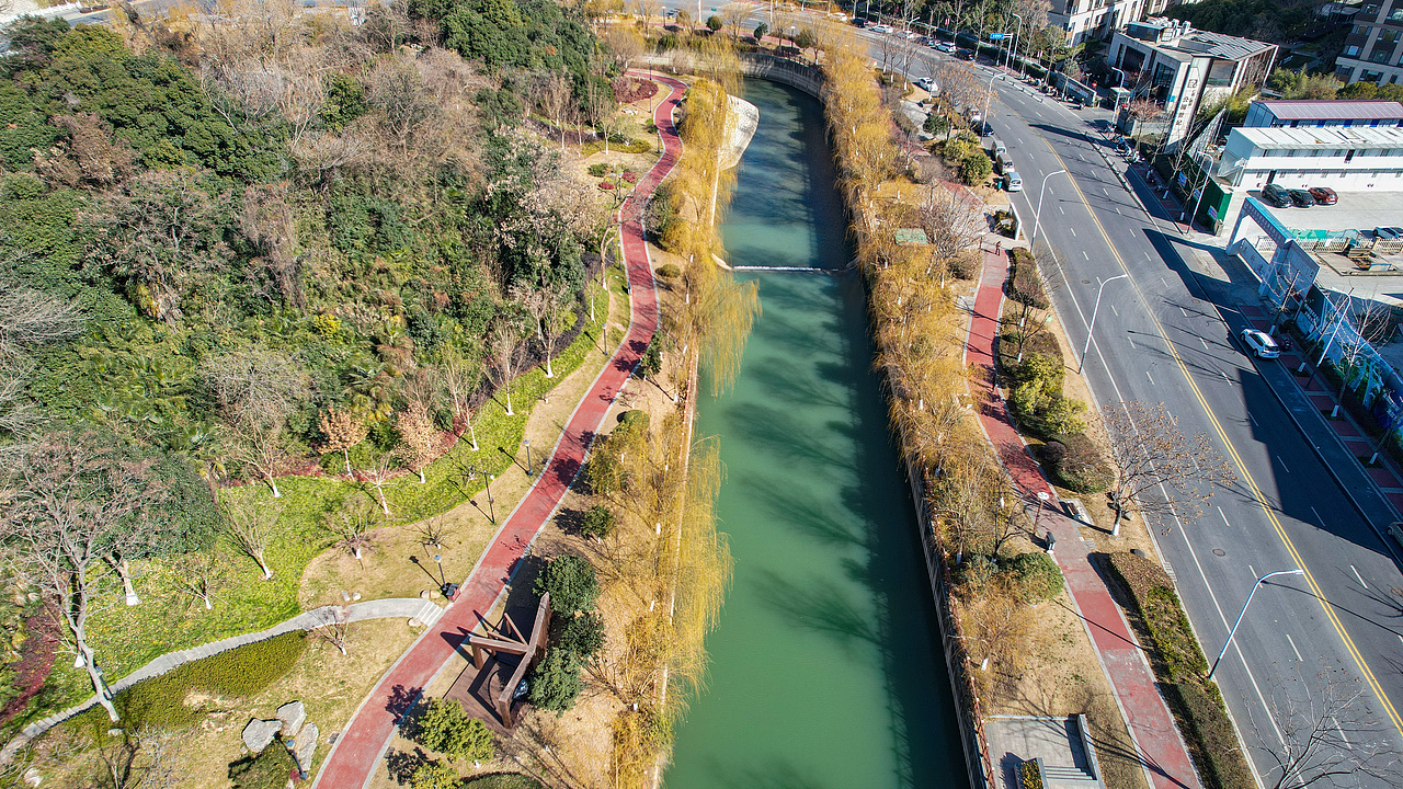 2025燕子矶新城新春风貌