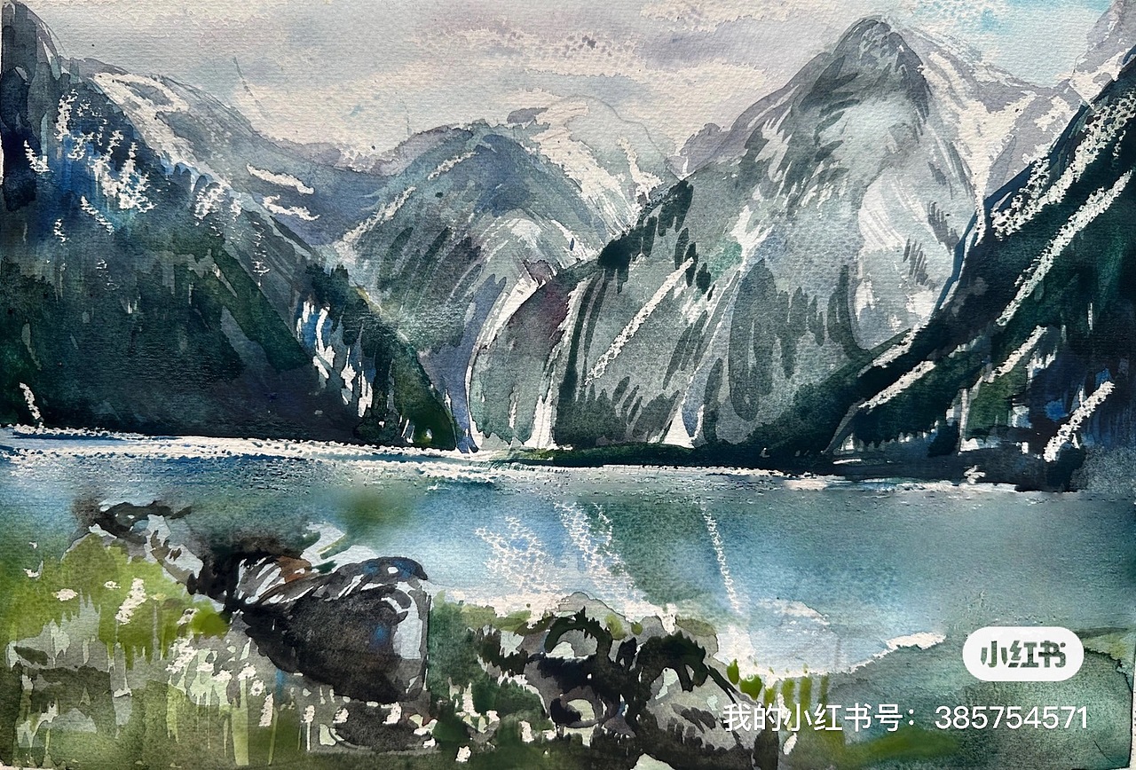 ，云里是山是水（图ZMzg0NTY4NDE2） - 绘画 - 站酷设计师阳光画架光脚丫原创素材 - 站酷ZCOOL