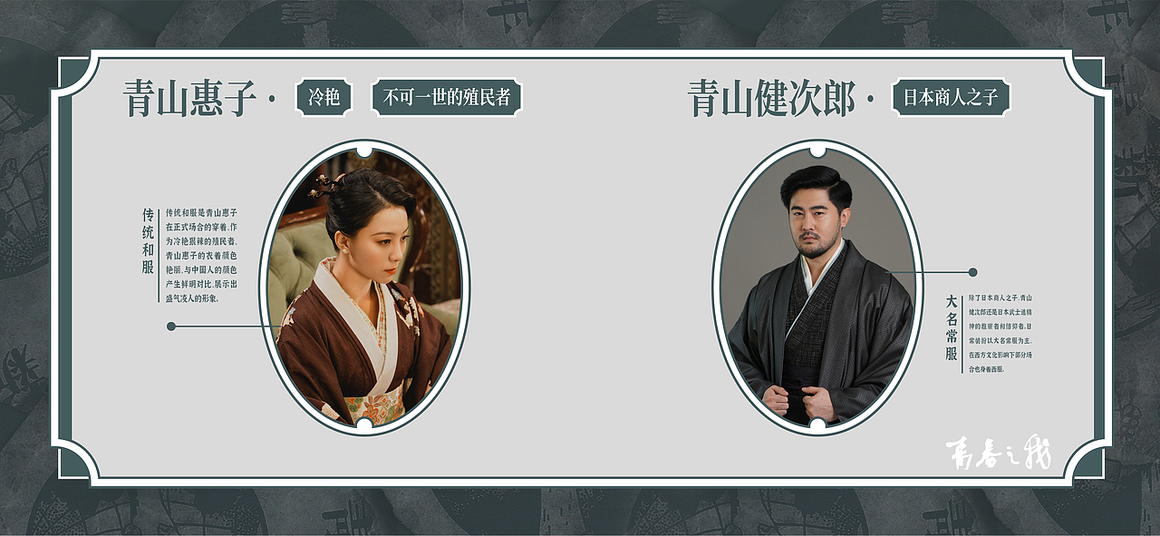 影视幕后服饰宣传设计