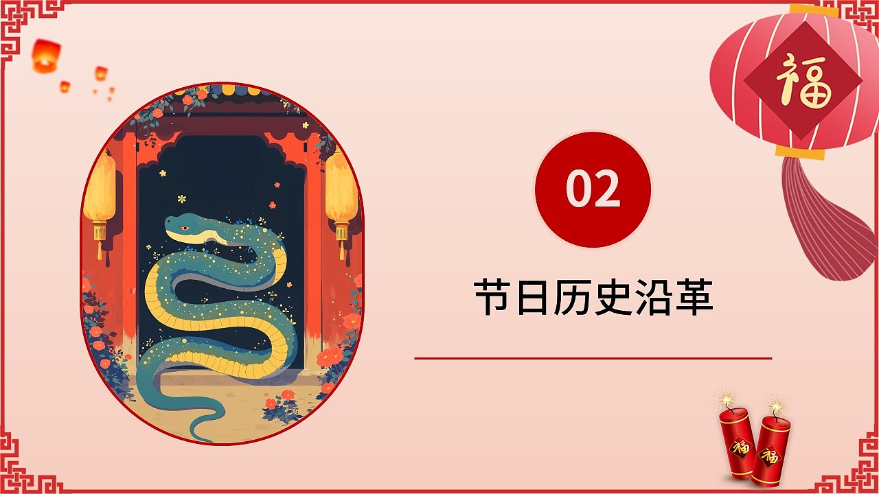 恭贺新春小年快乐节日习俗文化课件PPT模板