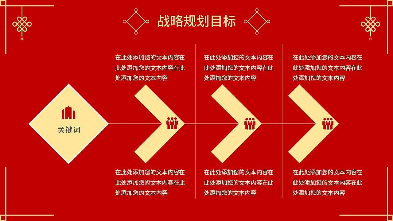 喜庆红色企业新年工作计划商务通用PPT模板
