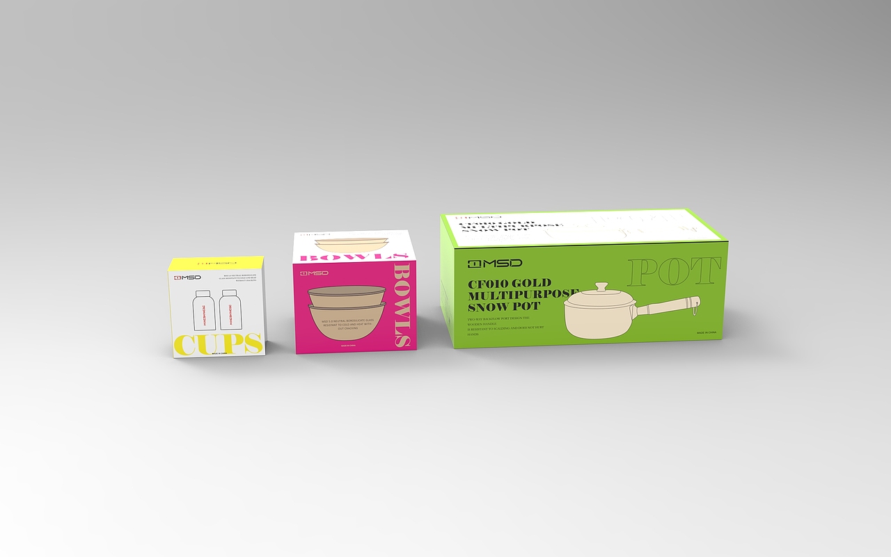 西方(美国)包装盒