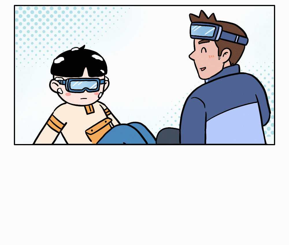 Q版条漫-滑雪篇