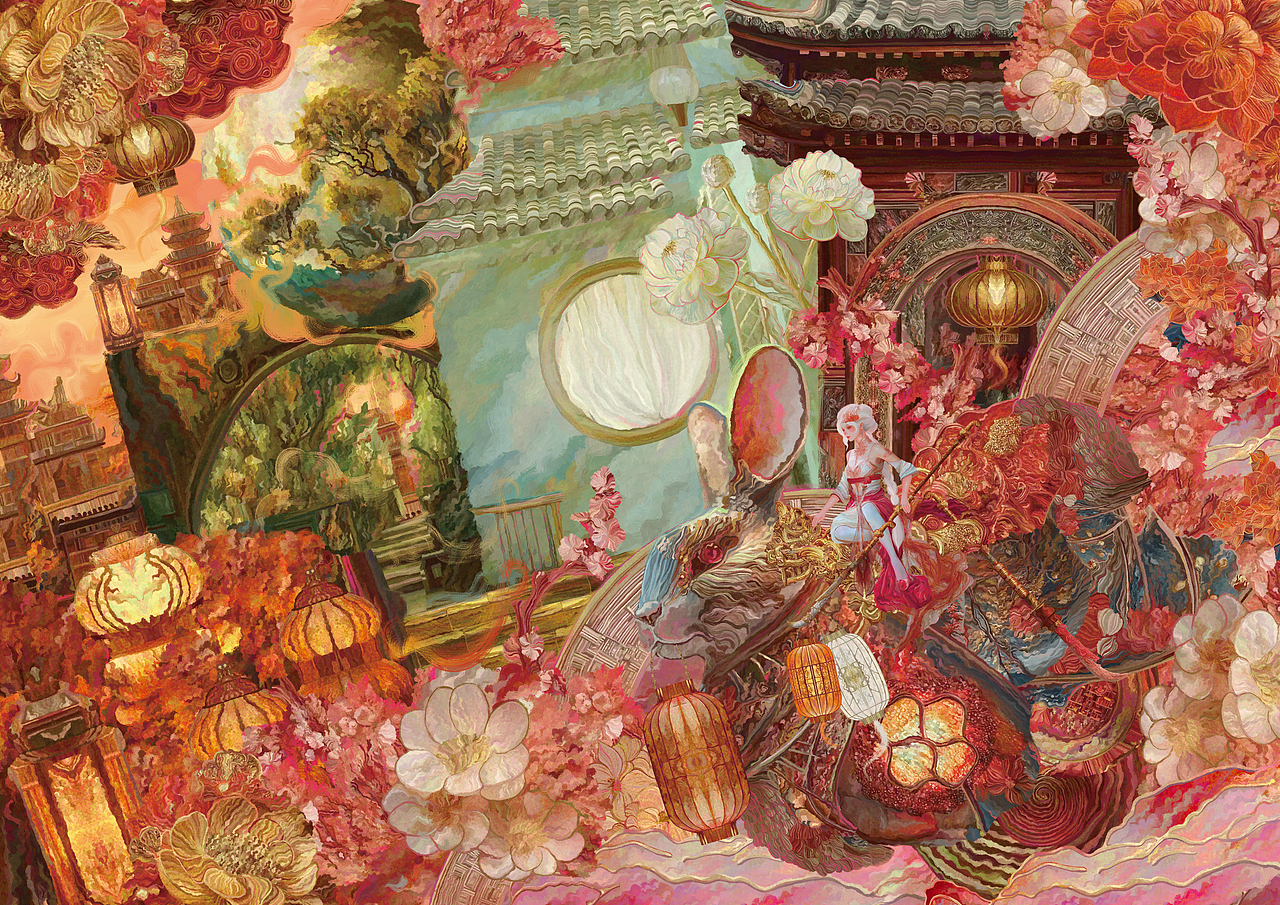 红红火火（图ZMzg0NjIyMjQ4） - 商业插画 - 站酷设计师rayloart原创素材 - 站酷ZCOOL