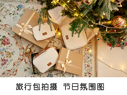 行李箱/旅行包/圣诞氛围图拍摄