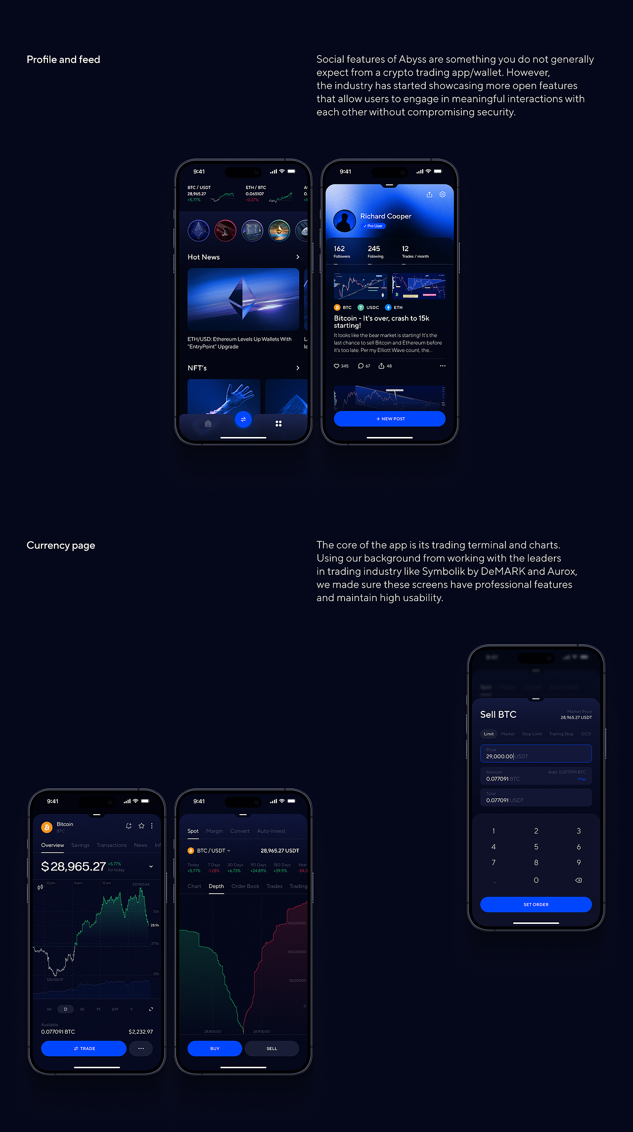 Abyss — Crypto Trading Mobile App, Brand Design（图ZMzg0NjMwOTQ0） - 软件界面 - 站酷设计师Shakuro原创素材 - 站酷ZCOOL