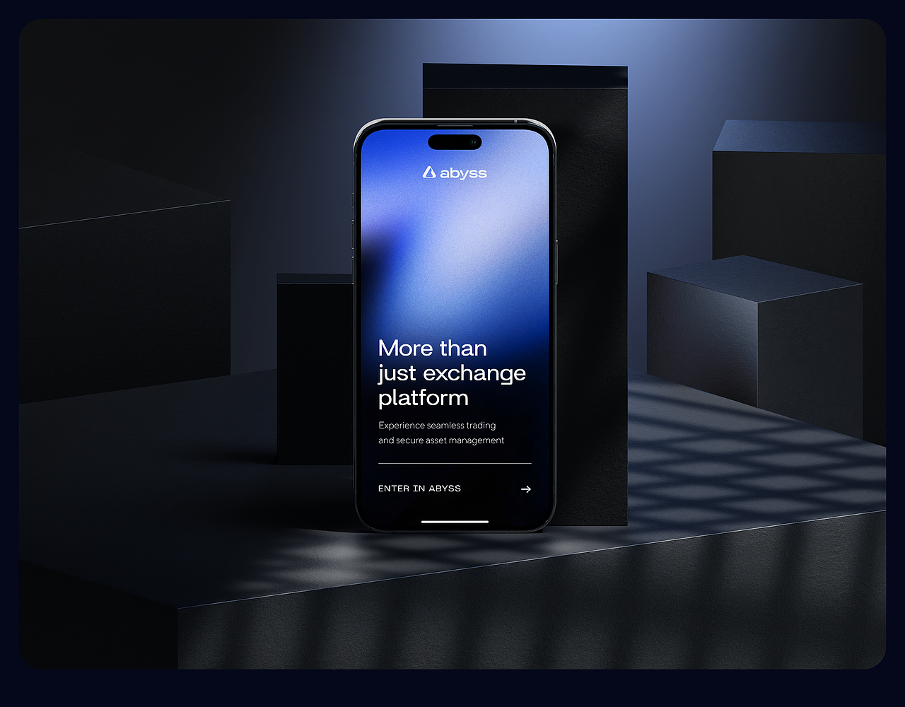 Abyss — Crypto Trading Mobile App, Brand Design