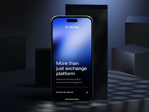 Abyss — Crypto Trading Mobile App, Brand Design