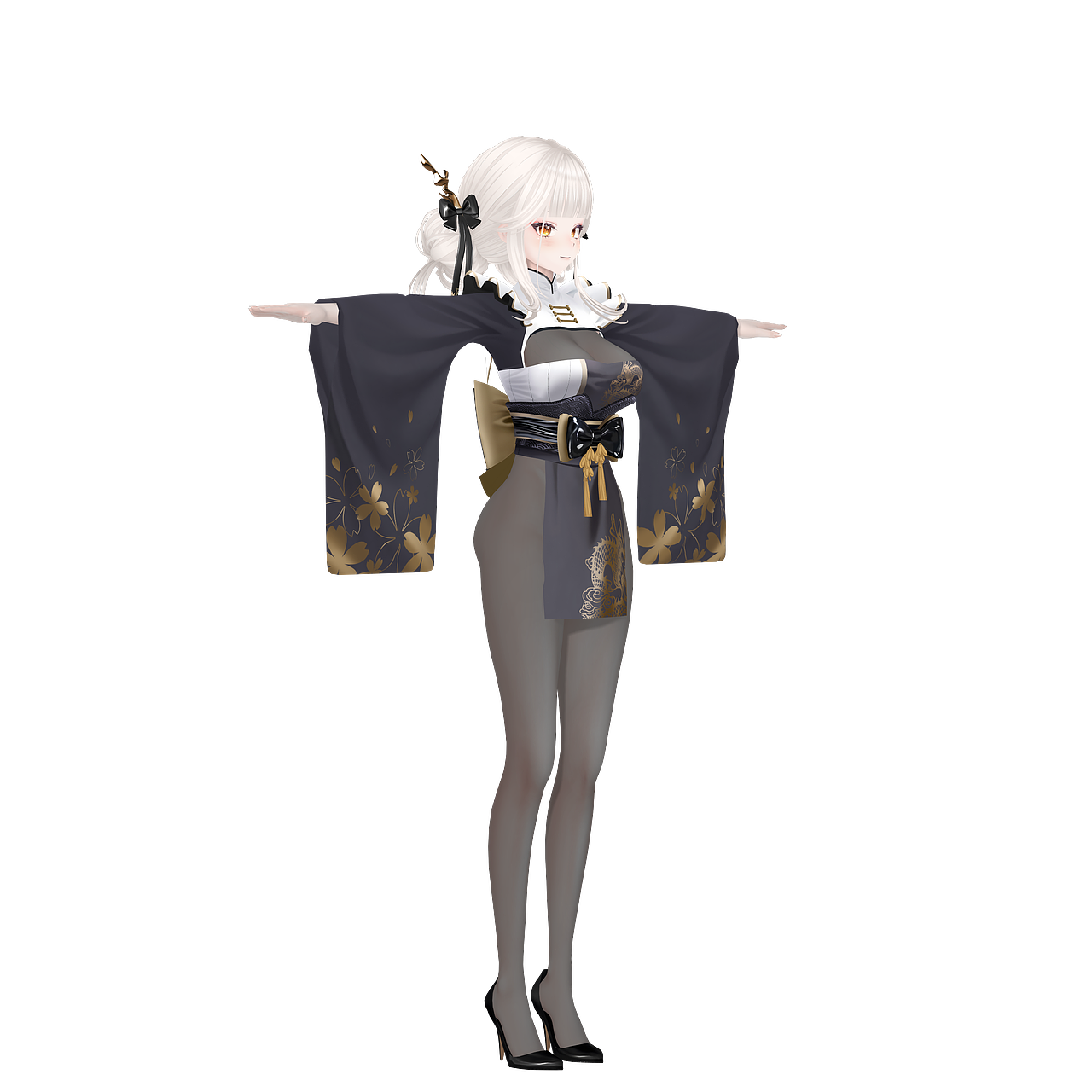 模型制作-胜利女神NIKKE布兰尔-幸运兔兔