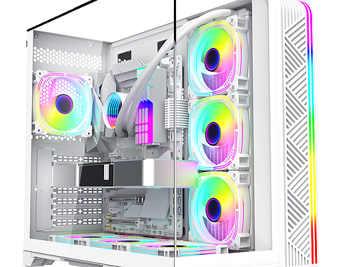 白色机箱渲染图