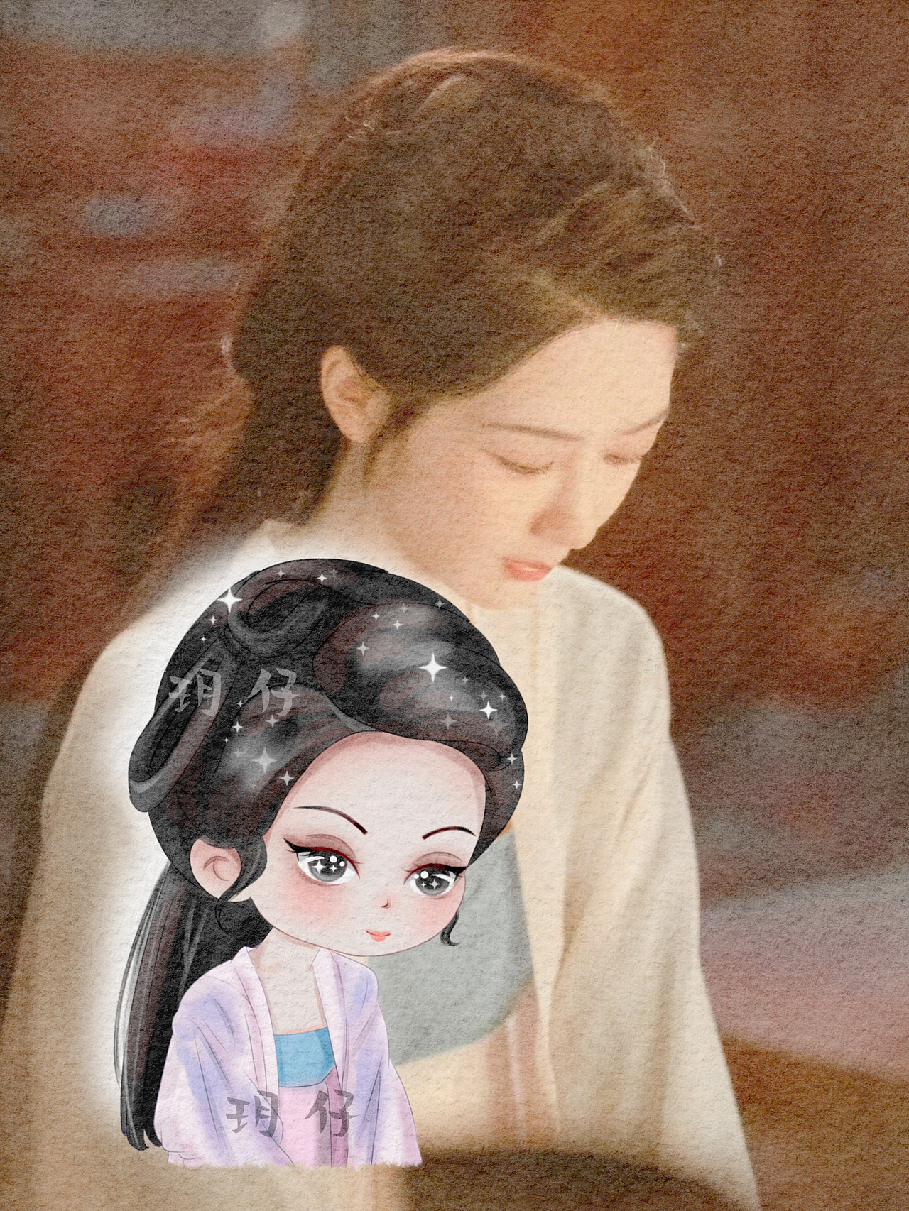 何惟芳Q版水彩头像（图ZMzg0NjM4Nzg4） - 绘画 - 站酷设计师画画的玥仔原创素材 - 站酷ZCOOL