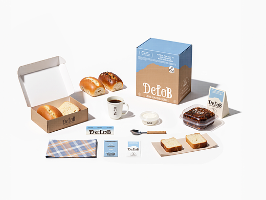 Delob欧式面包 |烘焙品牌设计