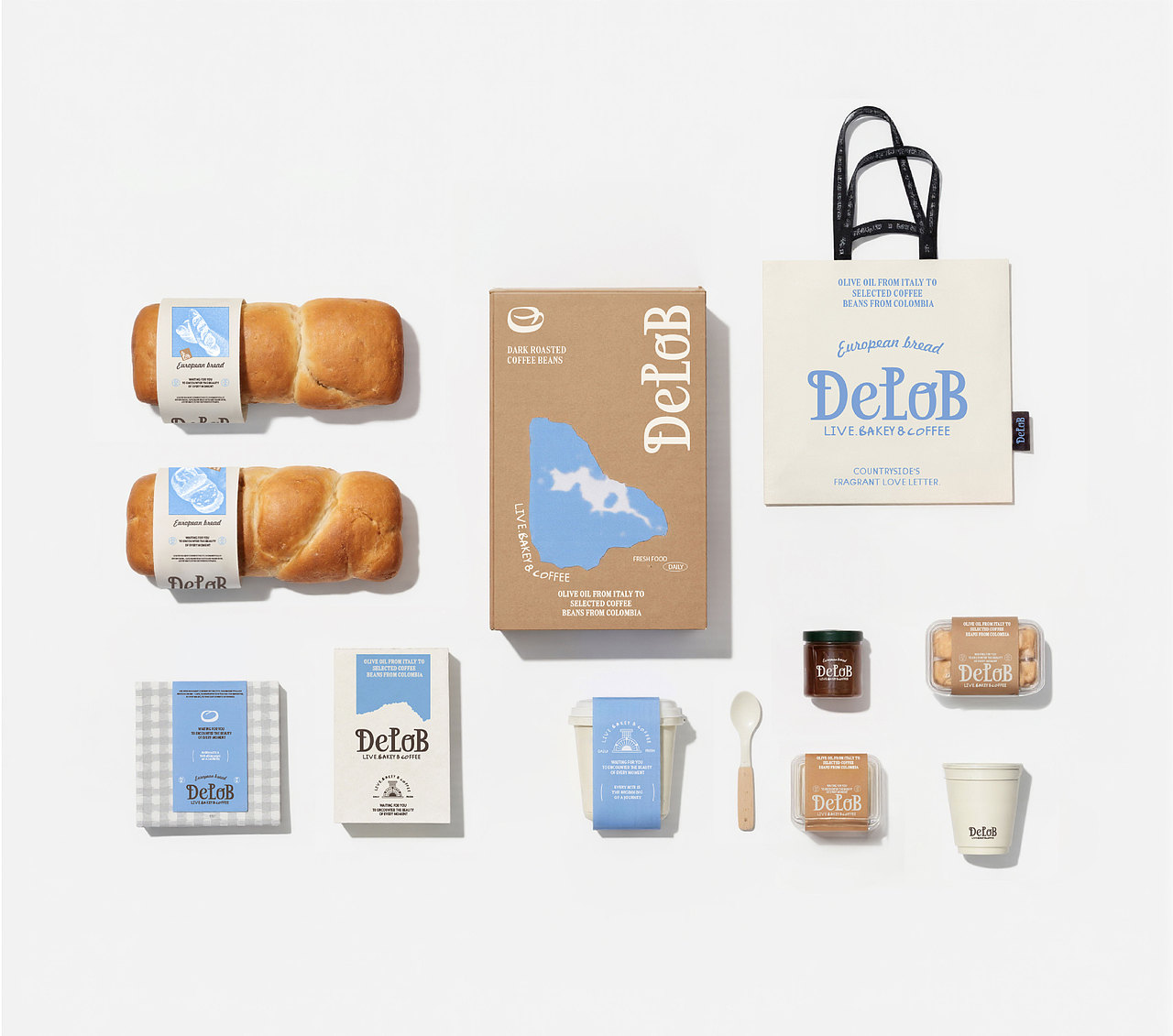 Delob欧式面包 |烘焙品牌设计