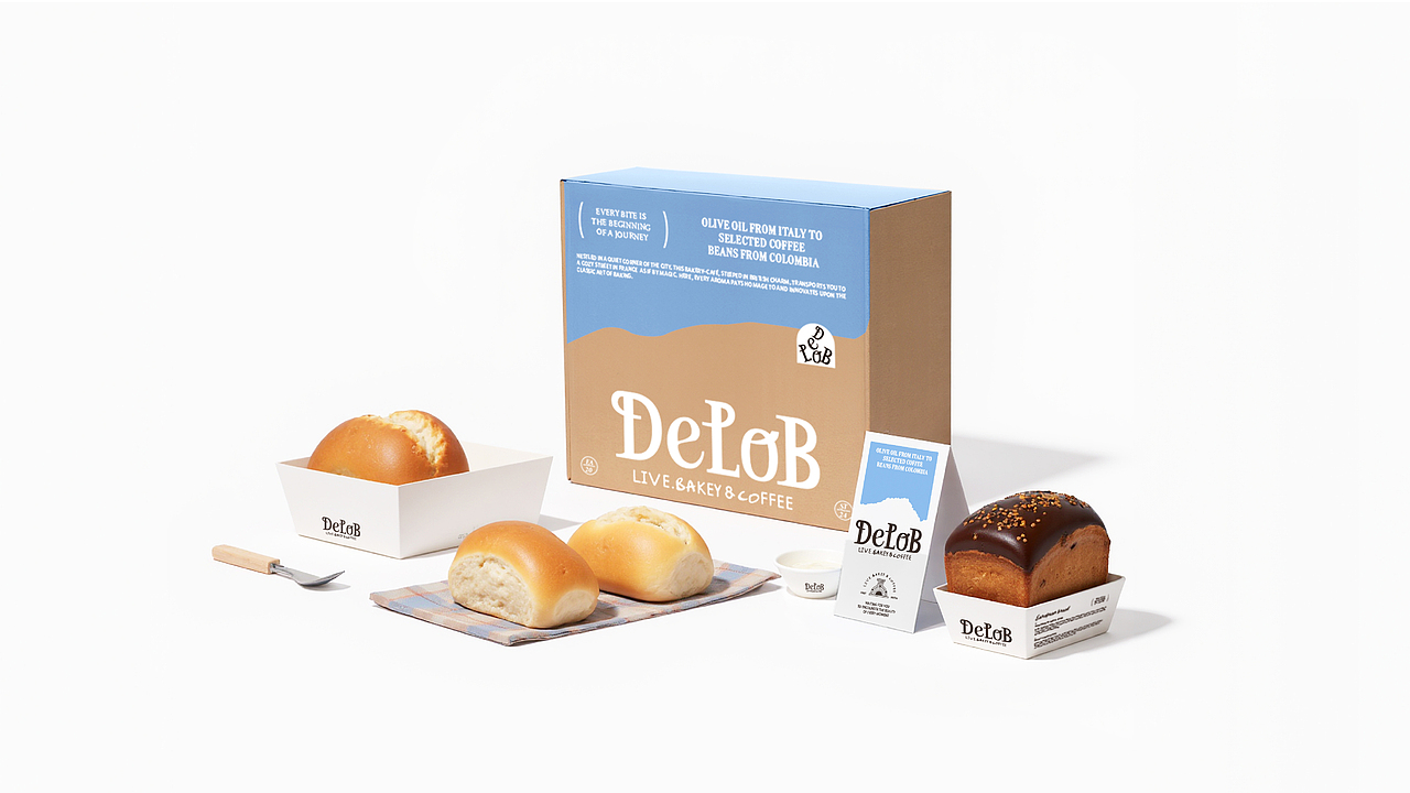 Delob欧式面包 |烘焙品牌设计