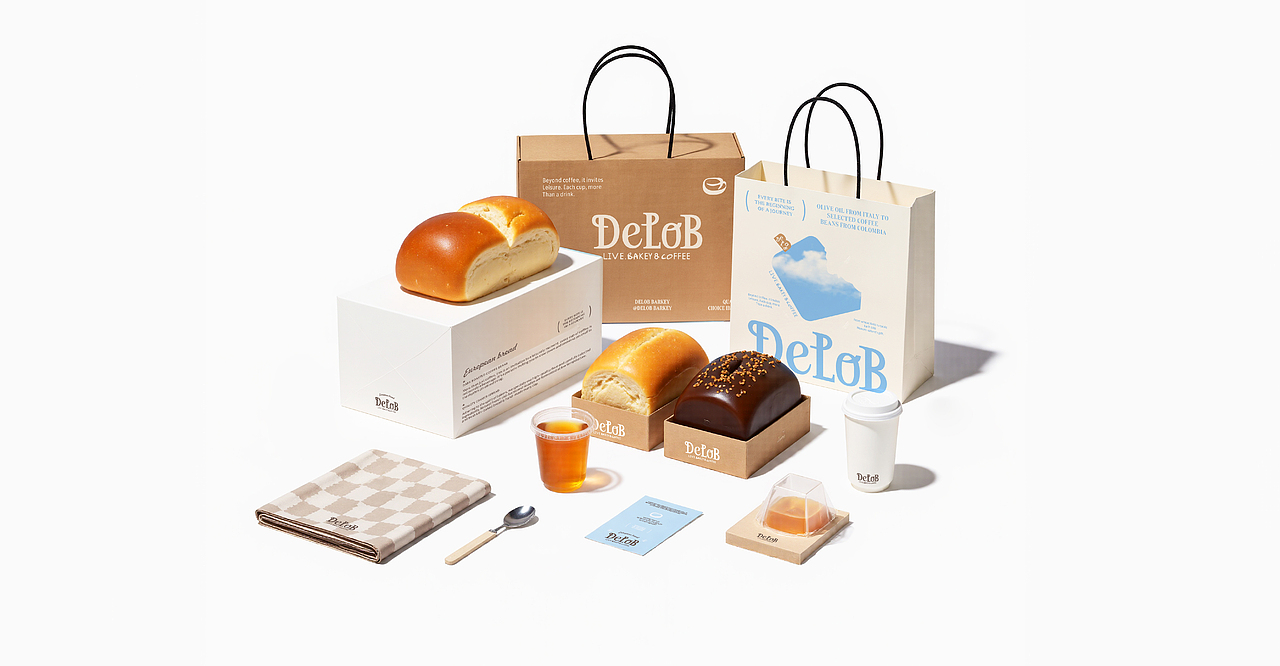 Delob欧式面包 |烘焙品牌设计
