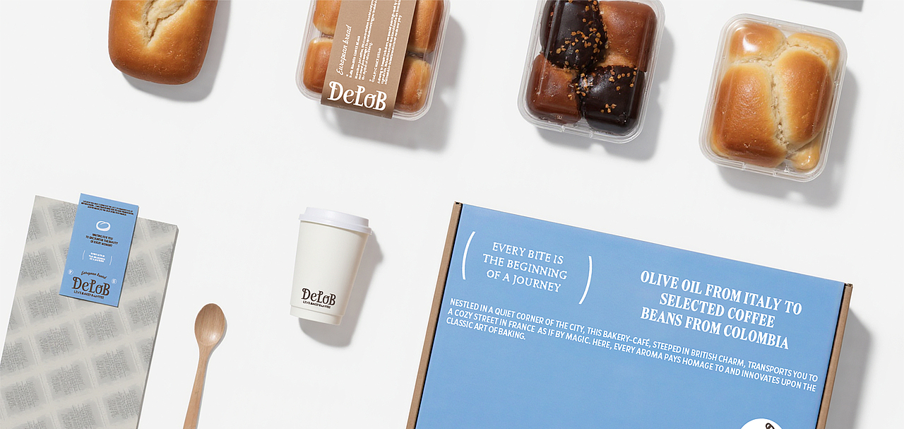 Delob欧式面包 |烘焙品牌设计